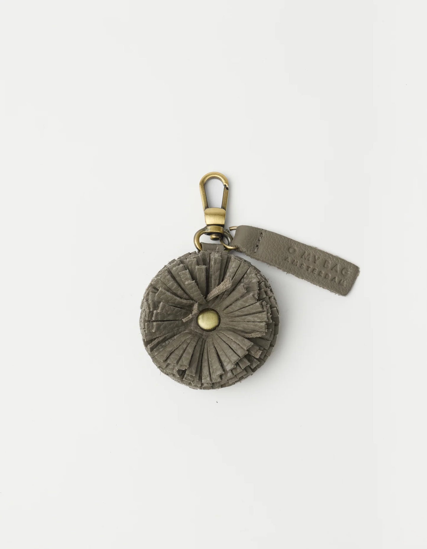 O MY BAG Bag Charm Pom Pom - Clay Soft Grain