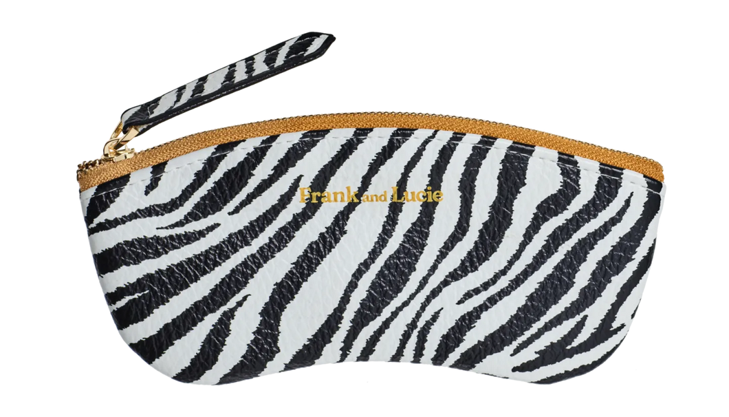 FRANK AND LUCIE Brillenetui Companion Lazard Case Zebra