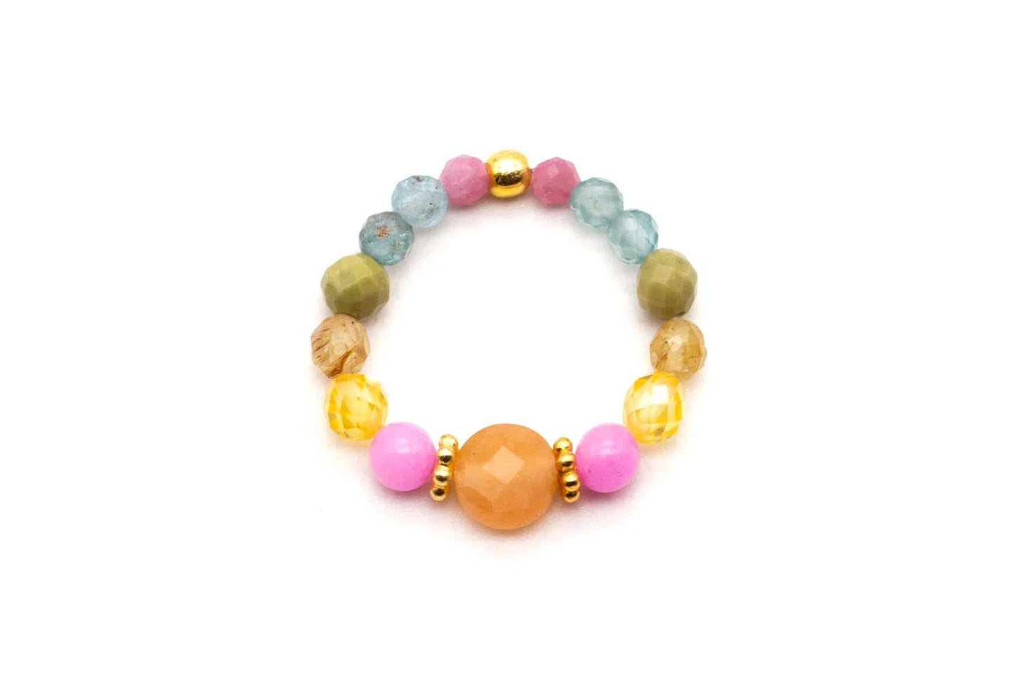 SCHMÜCKSTÜCK Ring Colorful Peach