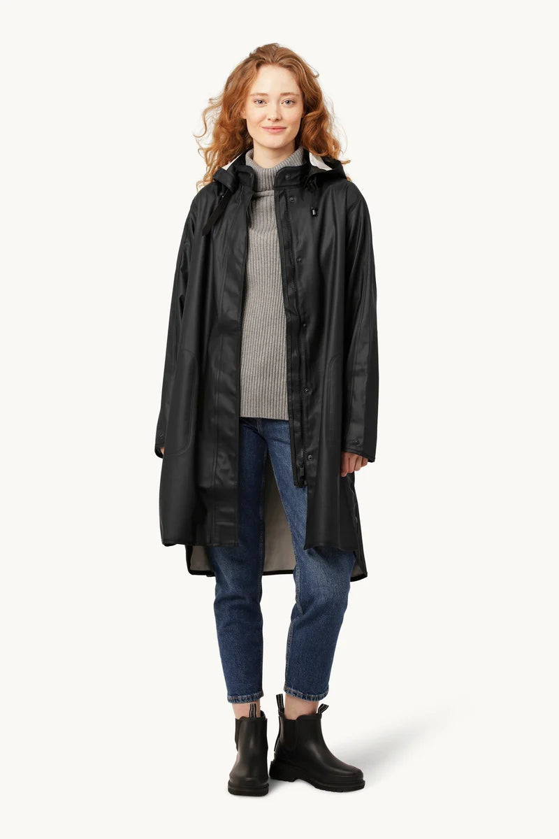 ILSE JACOBSEN Raincoat Rain 71 Black