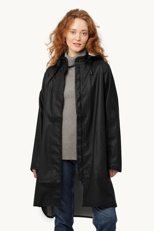 ILSE JACOBSEN Raincoat Rain 71 Black