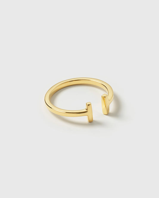 SYSTER P Ring Strict Bar Gold