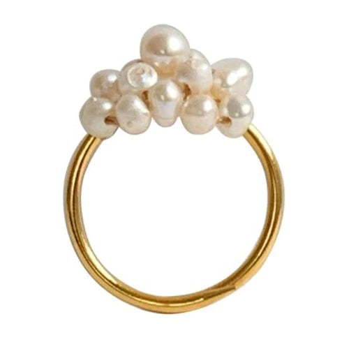 IBU JEWELS Ring Pearl Bunch RM