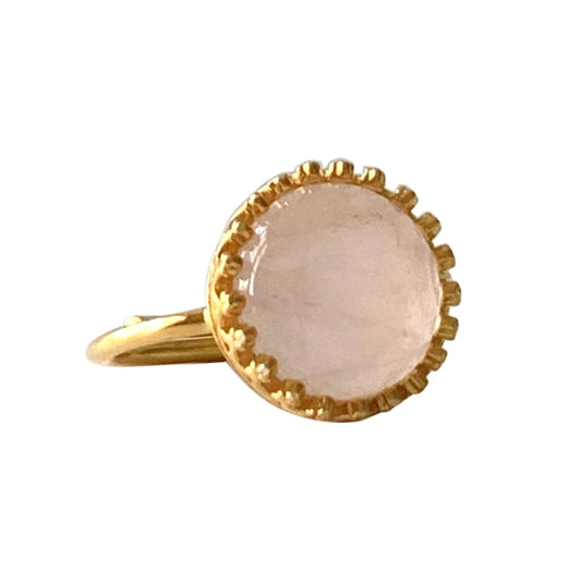 IBU JEWELS Ring Soleil Rosenquartz RP02