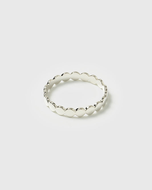 SYSTER P Beaches Flat Dots Ring Sterlingsilber