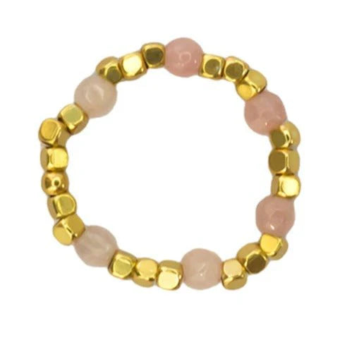 IBU Jewels Ring Bold Rosenquartz RU04