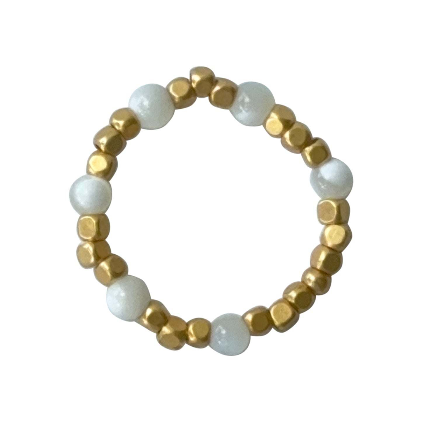 IBU JEWELS Ring Bold Mother of Pearl RU05