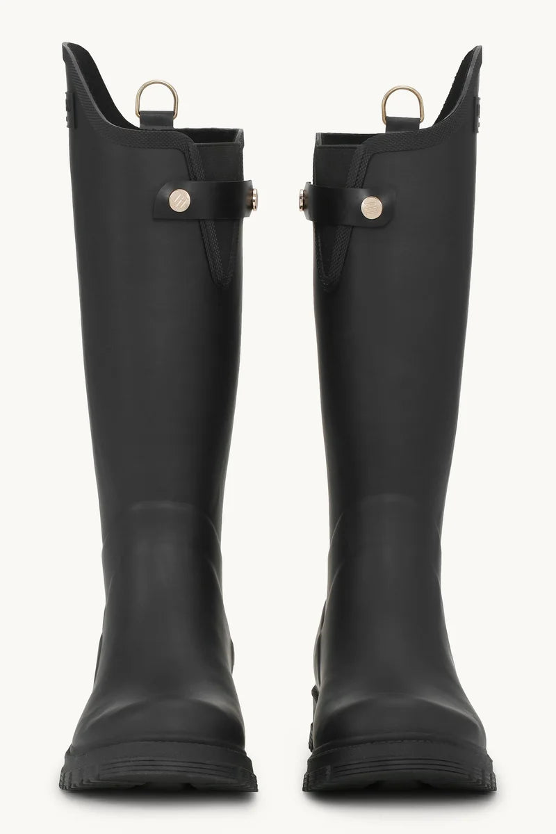 ILSE JACOBSEN Asymetric Rainboots Black