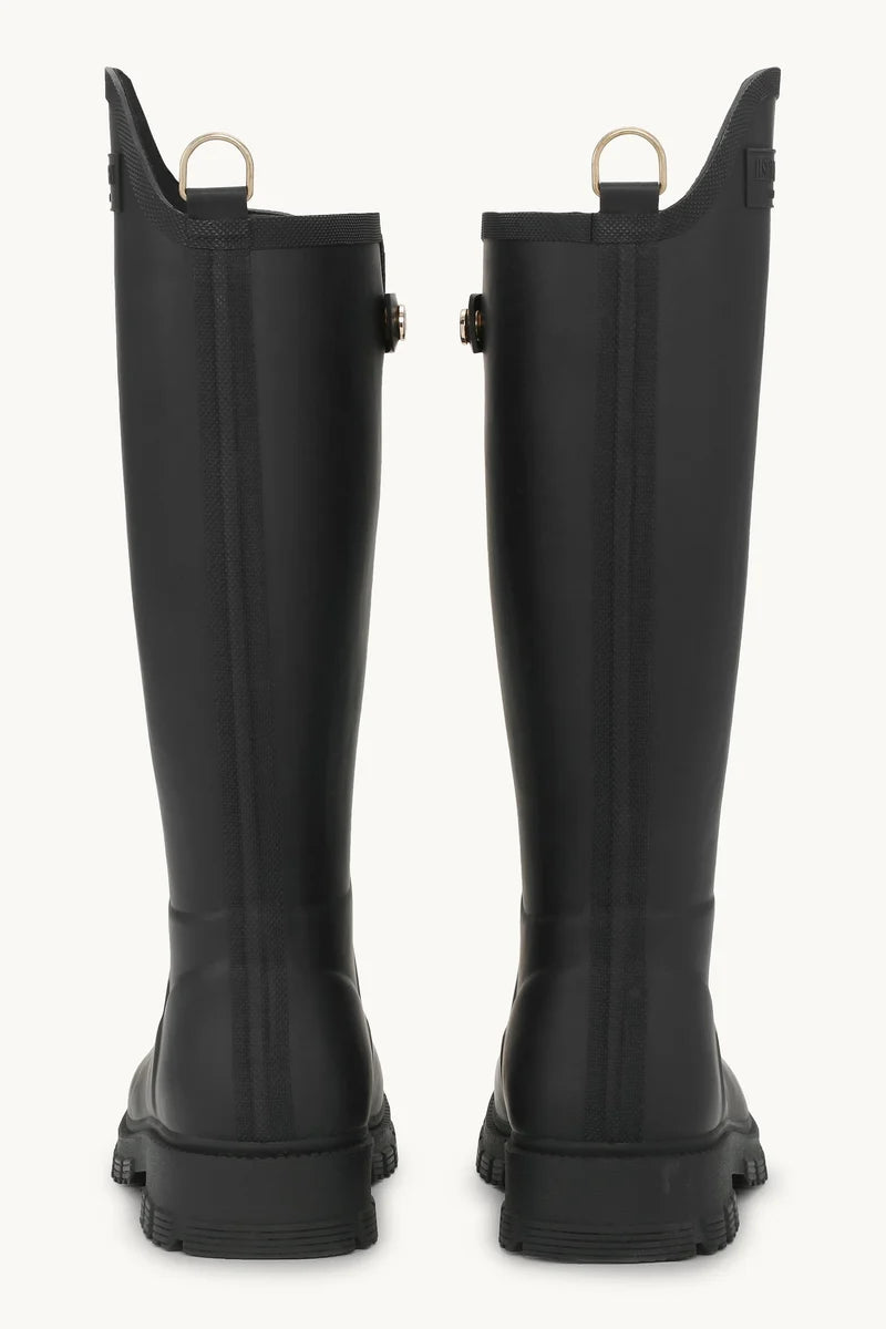ILSE JACOBSEN Asymetric Rainboots Black