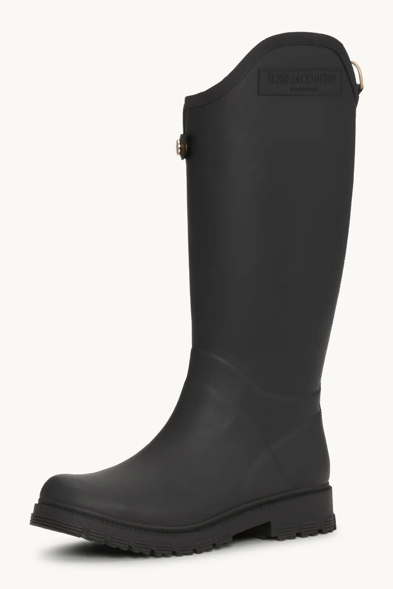 ILSE JACOBSEN Asymetric Rainboots Black