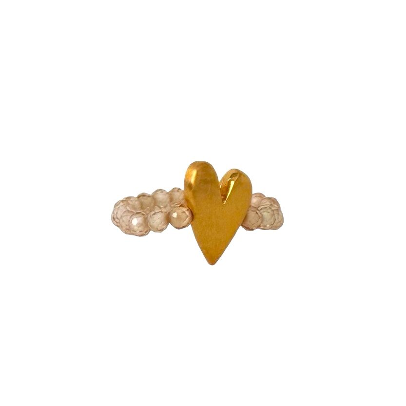 IBU Jewels Ring Sweat Heart Champagnerquartz RV24