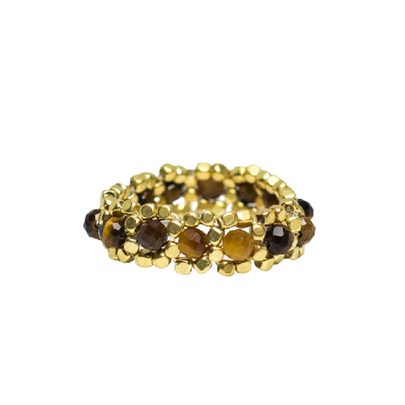 IBU JEWELS Ring Princess Tiger Eye RY07