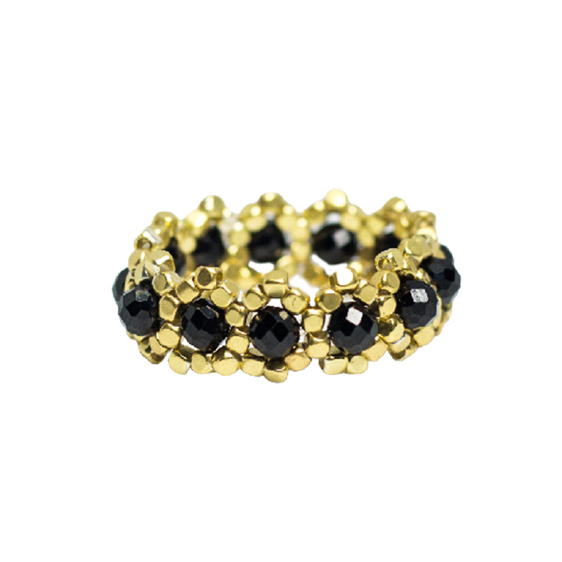 IBU JEWELS Ring Princess Onyx RY14