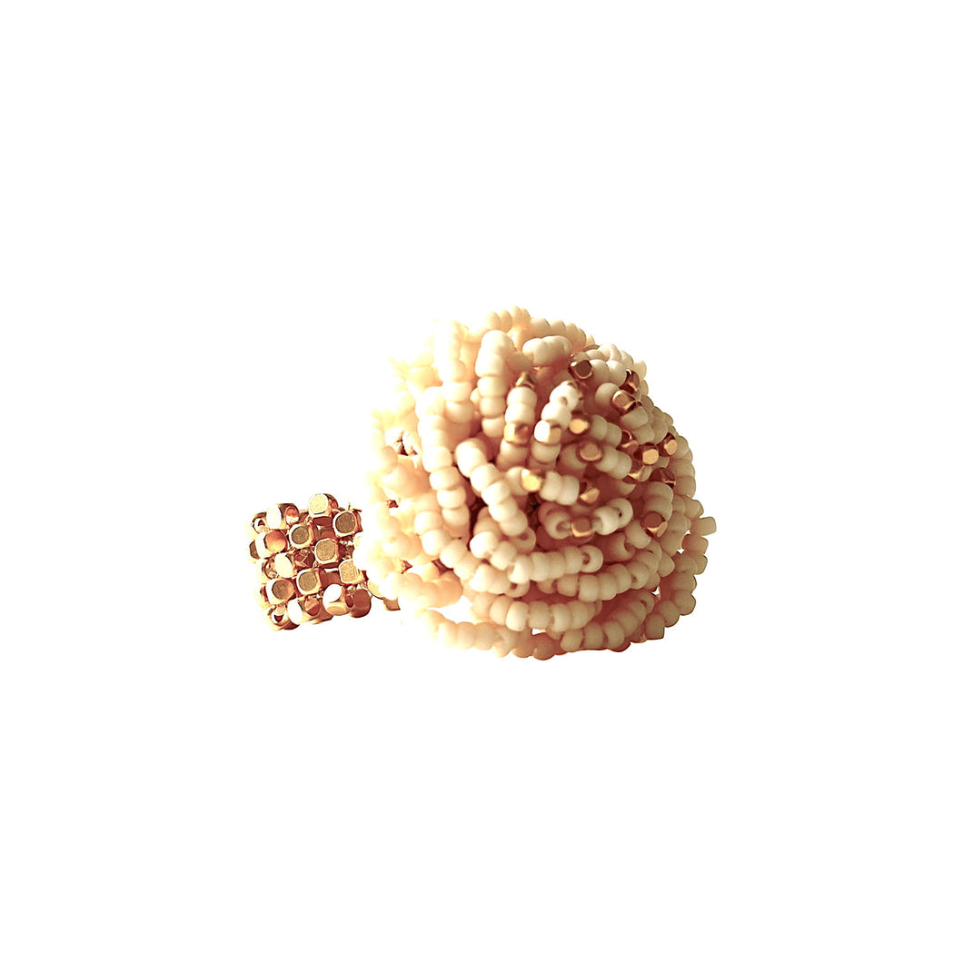 IBU Jewels Ring Rose Antique Beige RZ01