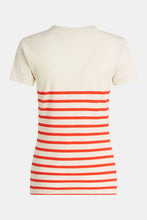 Lade das Bild in den Galerie-Viewer, PENN &amp; INK N.Y. T-Shirt Stripe Coral
