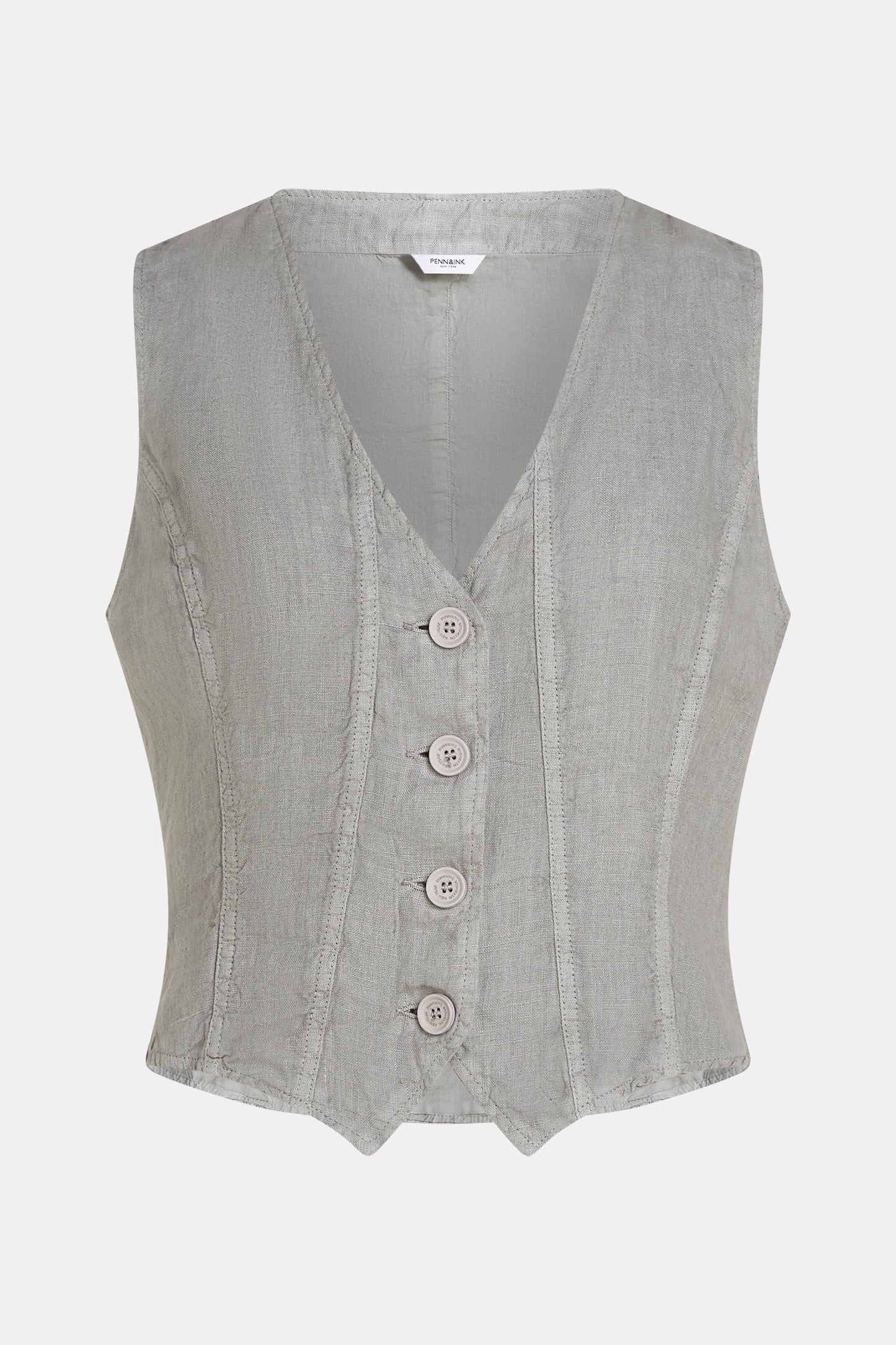 PENN & INK N.Y. Waistcoat Weste Cool Grey