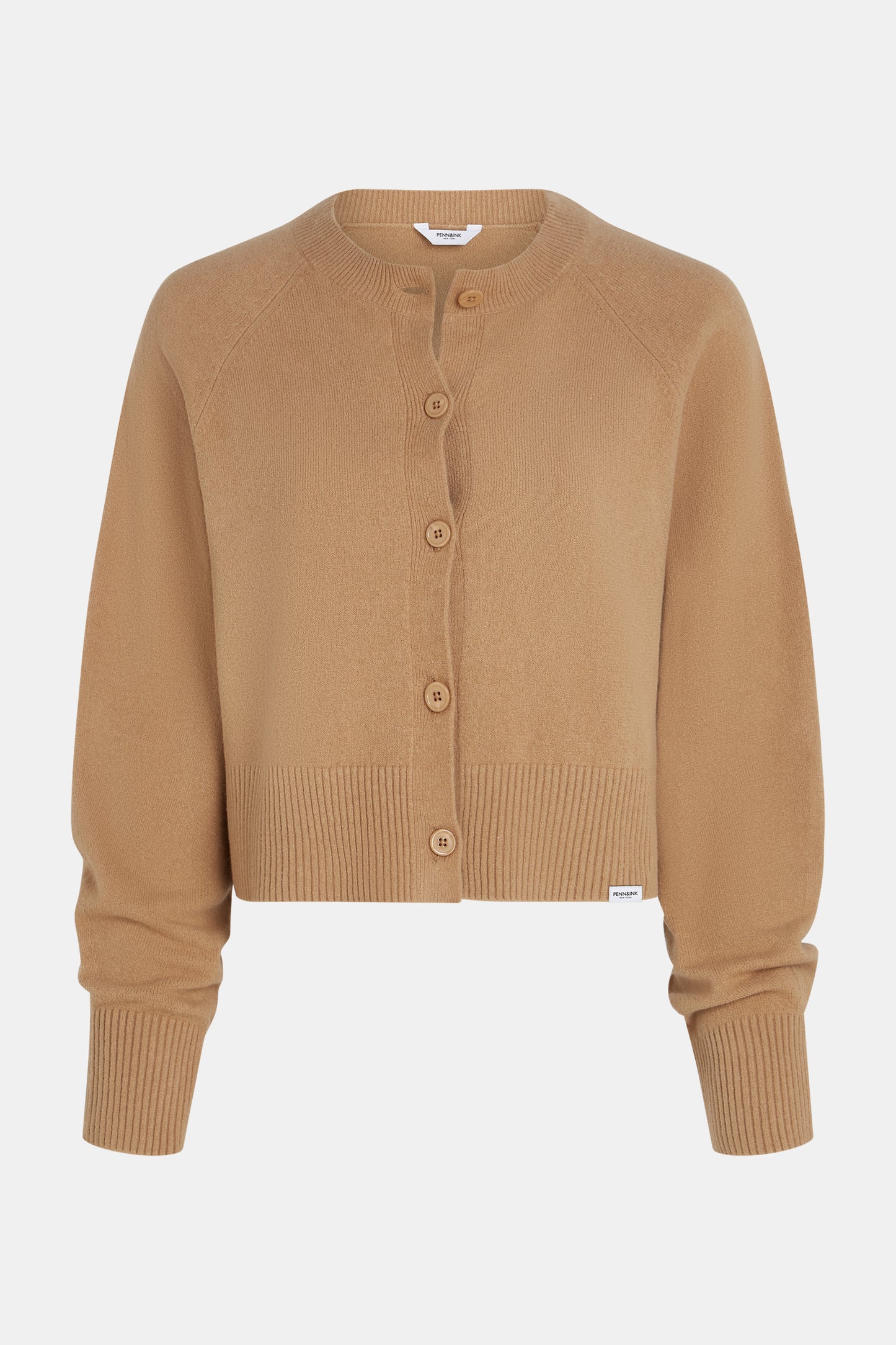 PENN & INK Cardigan Tanine