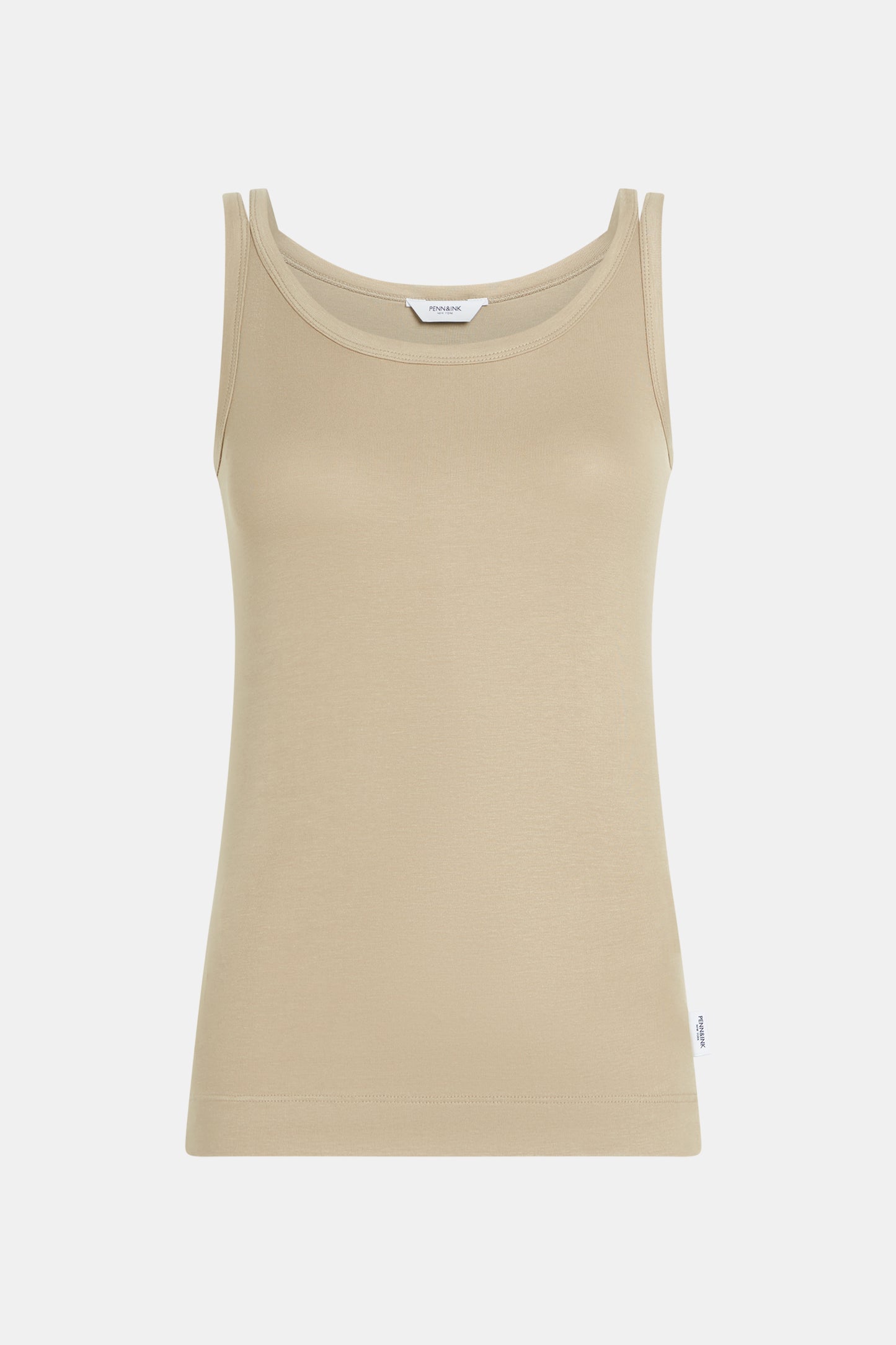 PENN & INK Singlet Top Sand