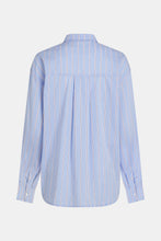 Lade das Bild in den Galerie-Viewer, PENN &amp; INK N.Y. Bluse Stripe Blue
