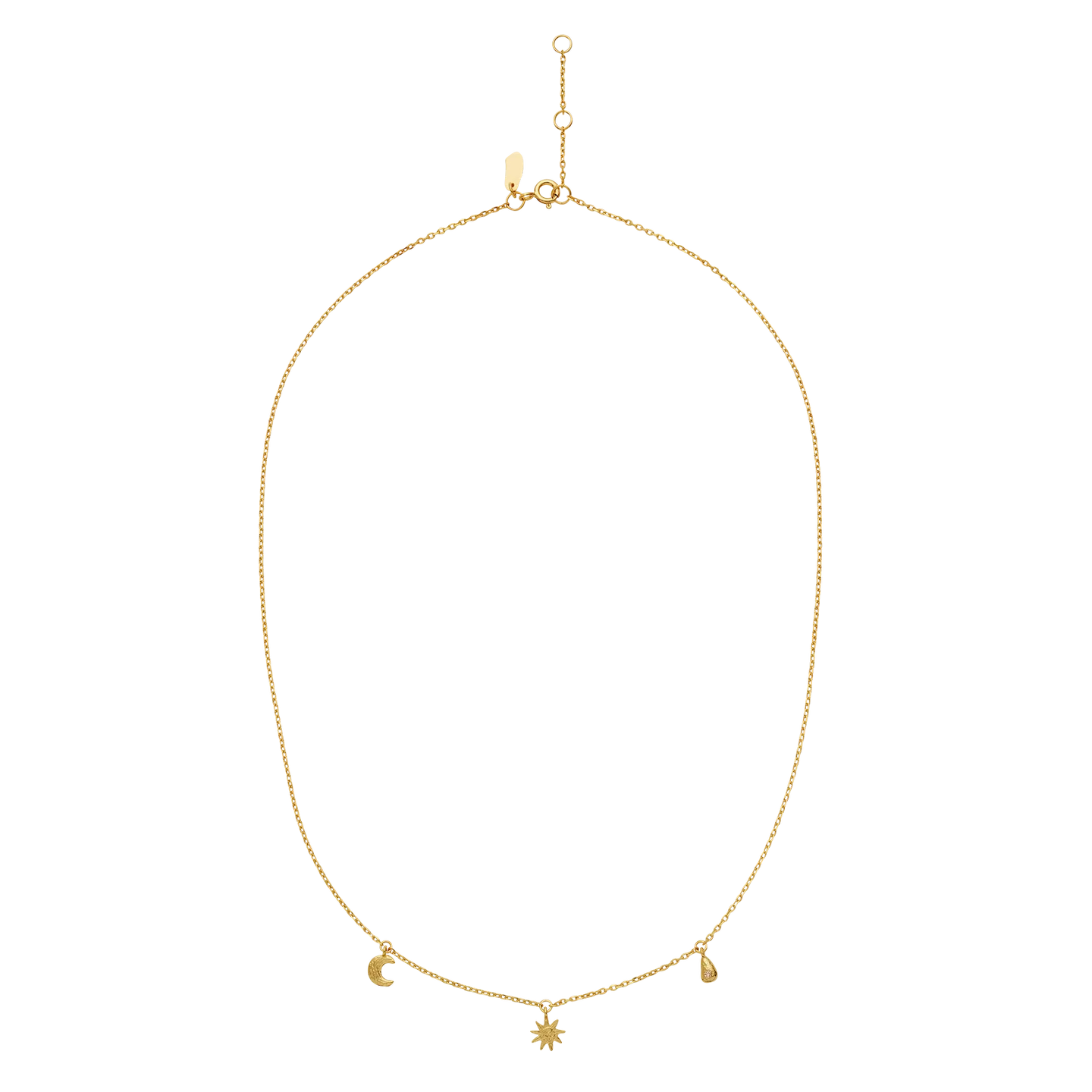 MAANESTEN Halskette Sadie Gelbgold