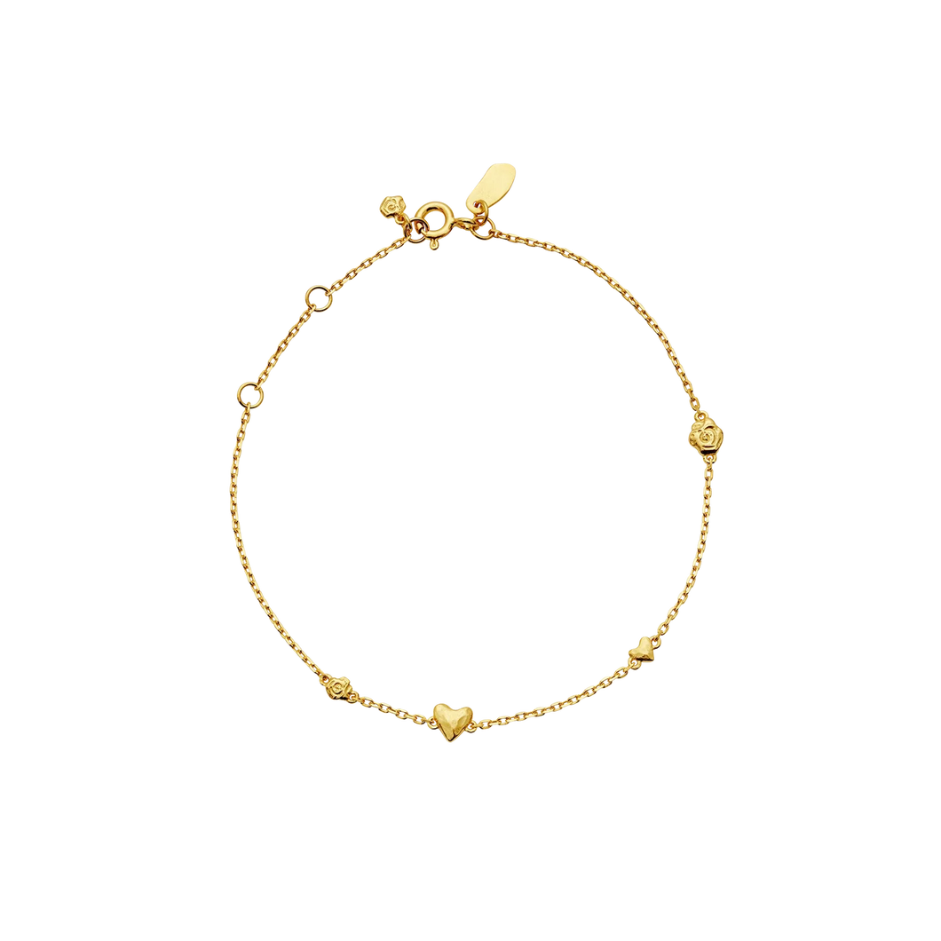 MAANESTEN Scarlett Armband Gelbgold