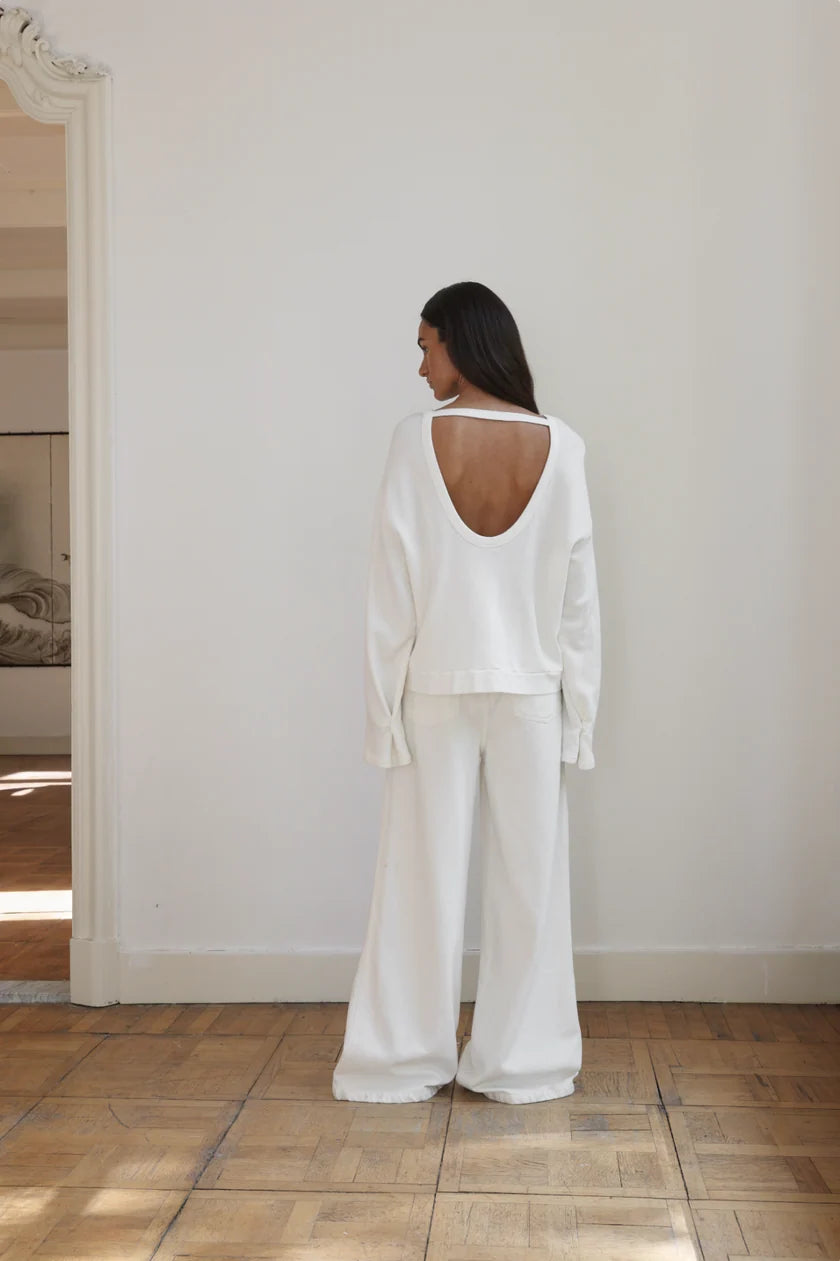CLUB L'AVENIR Jaya'CL Sweat Off White