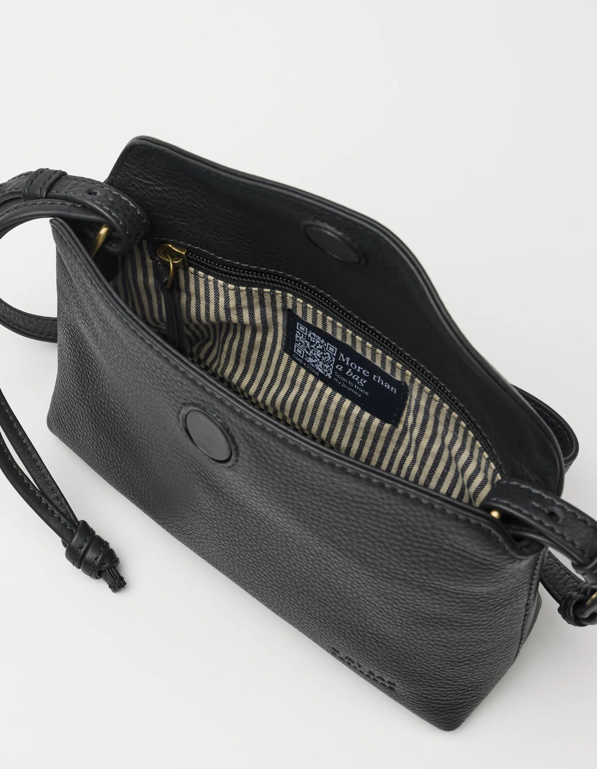 O MY BAG Bag Handtasche Sienna Mini aus Leder - Black