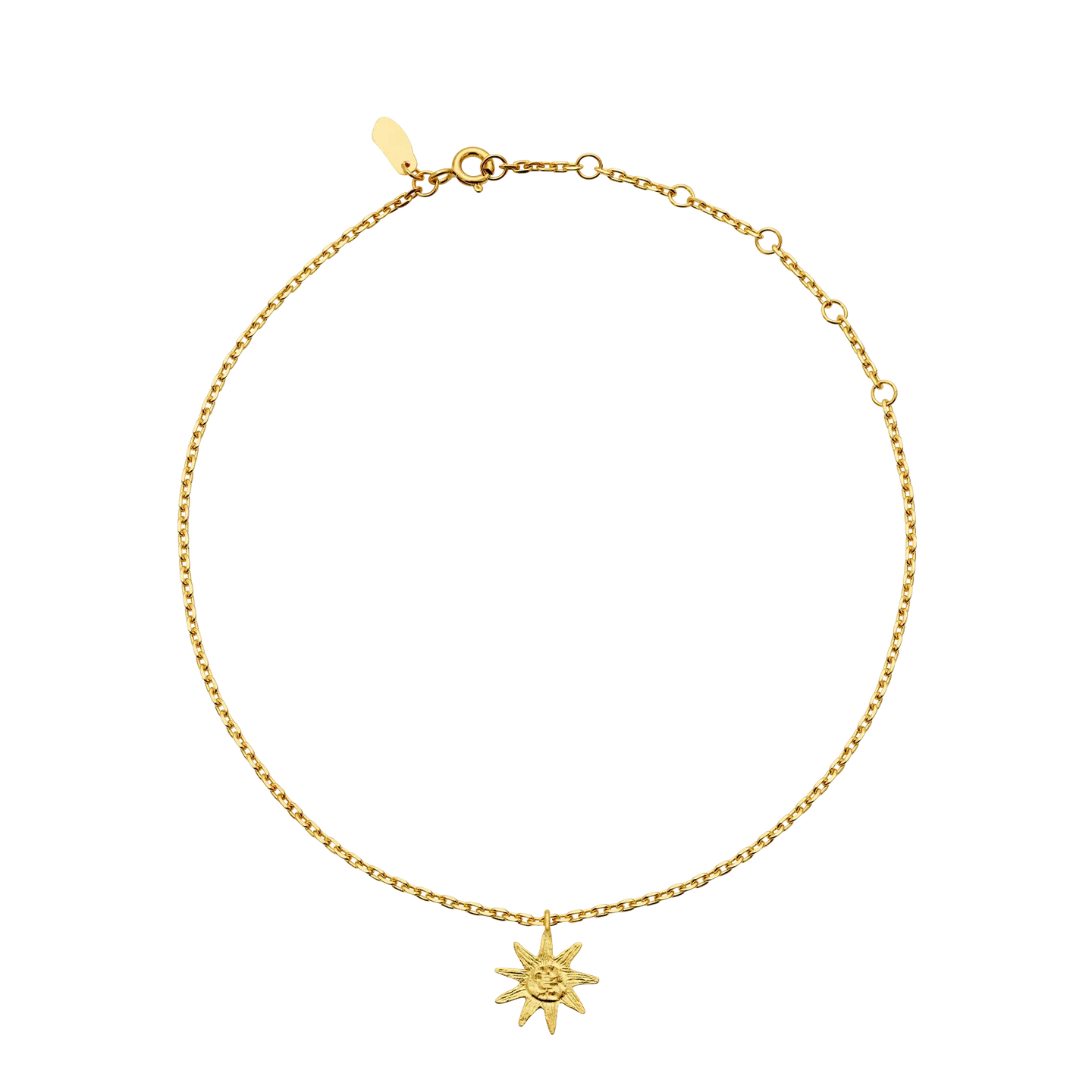 MAANESTEN Fusskette Solana Gelbgold