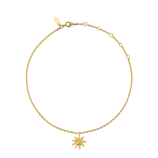 MAANESTEN Fusskette Solana Gelbgold