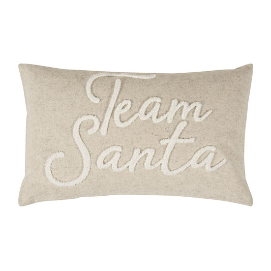 PAD HOME Kissenbezug Team Santa, natural