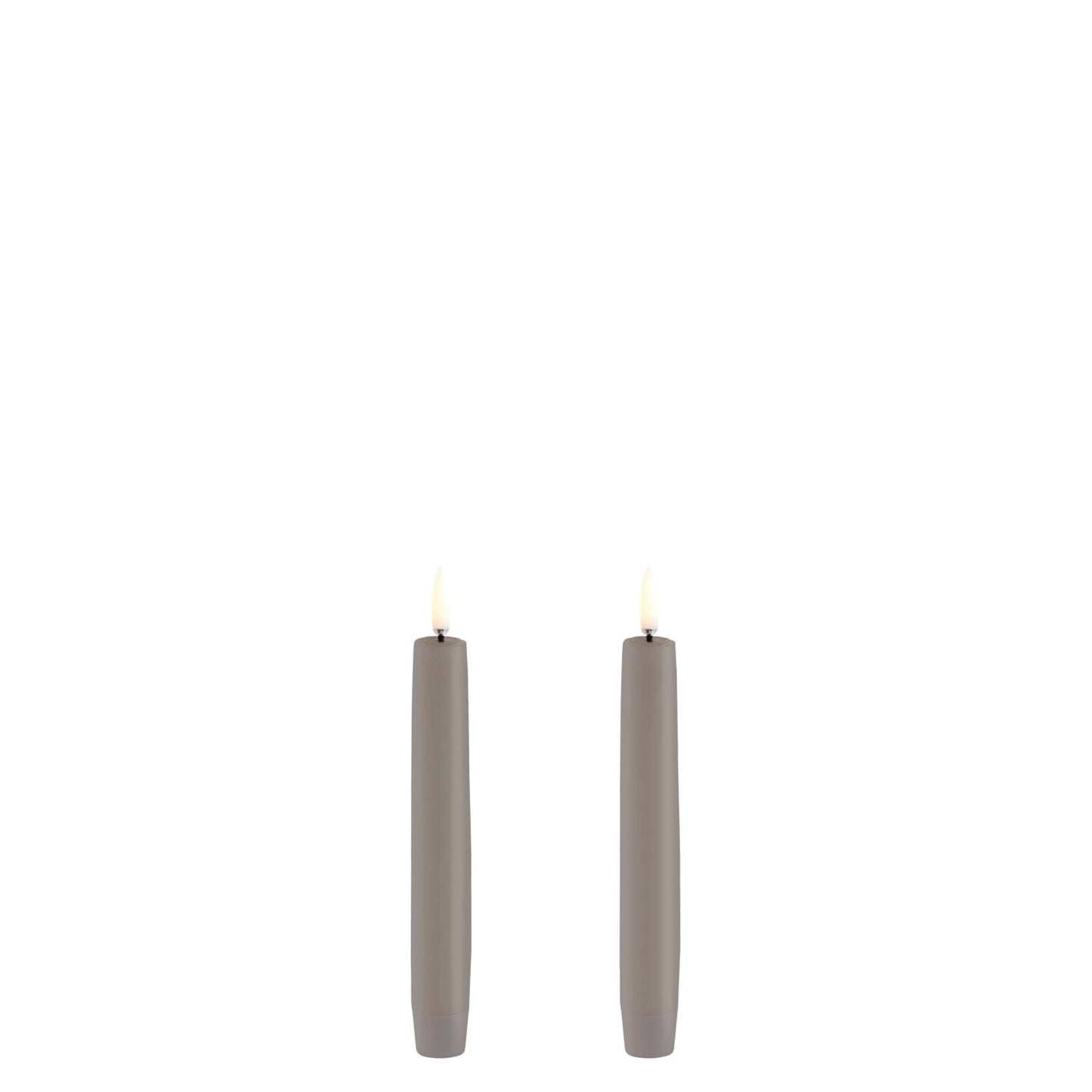 UYUNI Stabkerzen im 2-er Set mit Timer Sandstone 15 cm