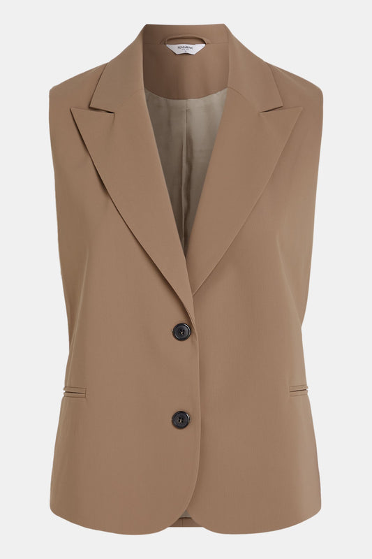 PENN & INK N.Y. Waistcoat Weste Camel