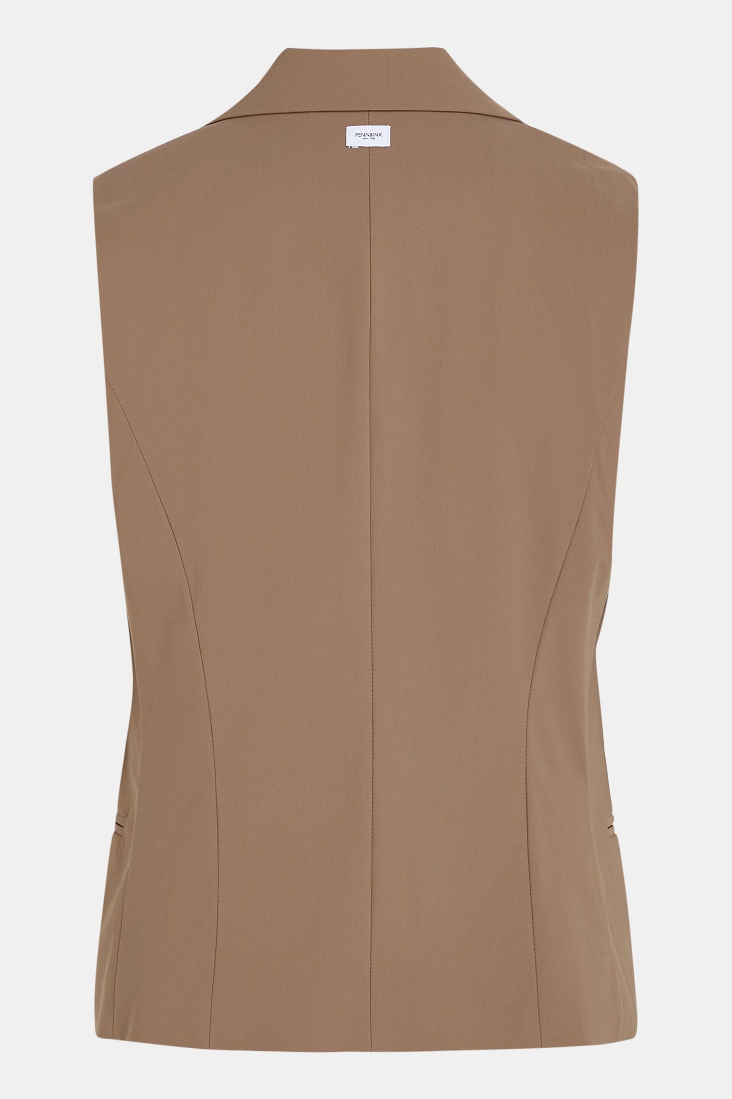 PENN & INK N.Y. Waistcoat Weste Camel