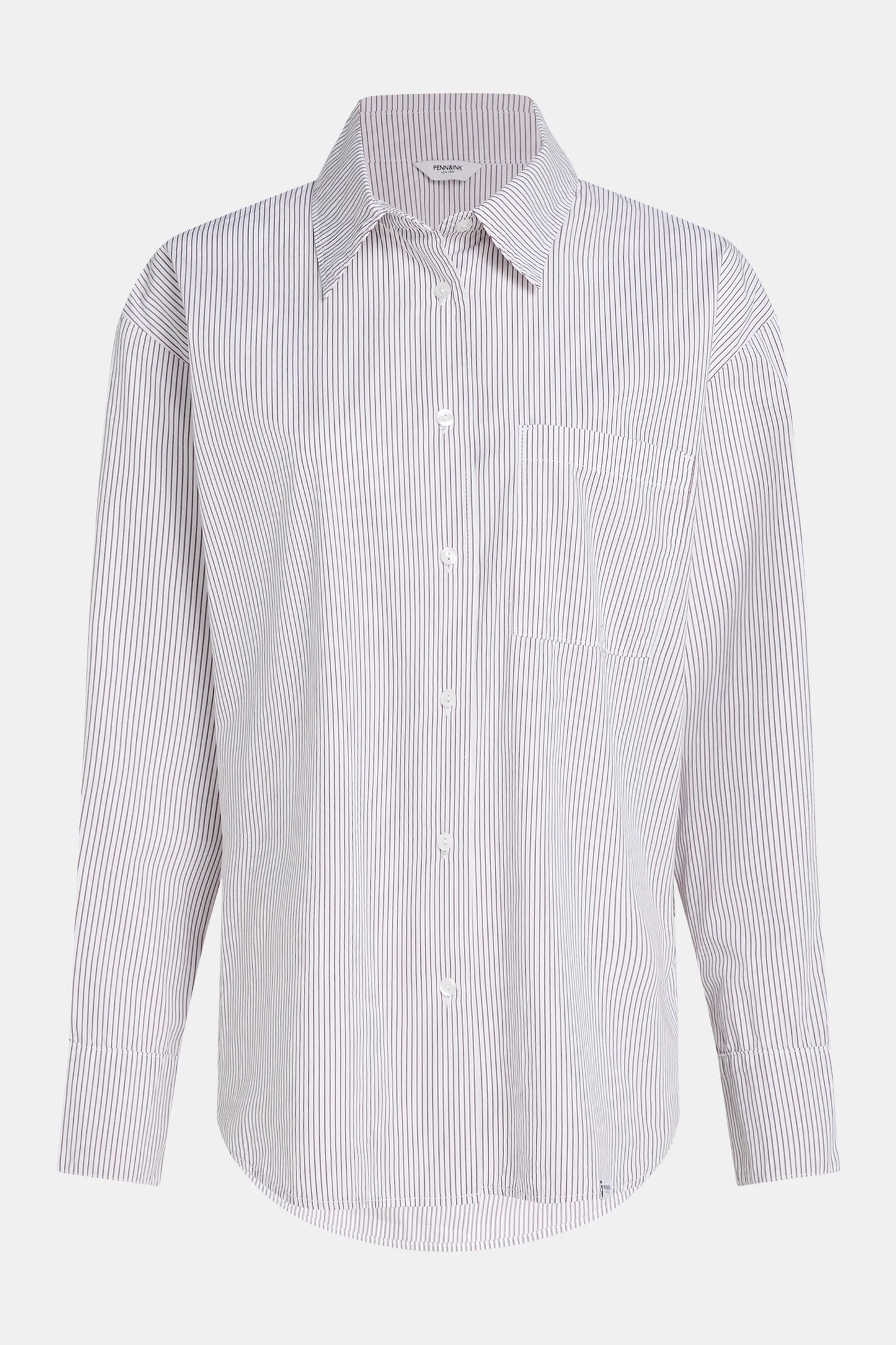 PENN & INK N.Y. Blouse Stripes Bizon