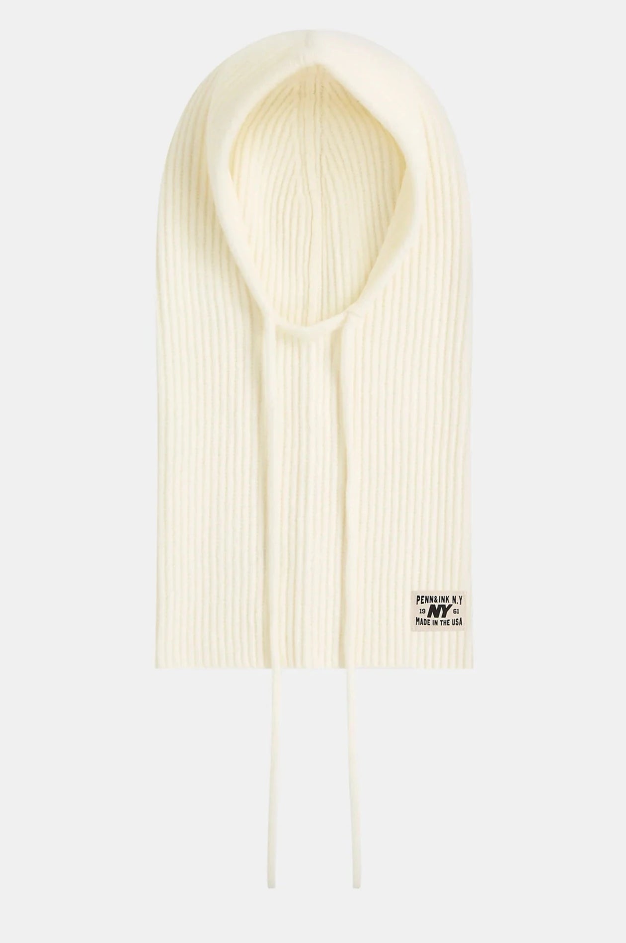 PENN & INK N.Y. Balaclava Mütze Ecru
