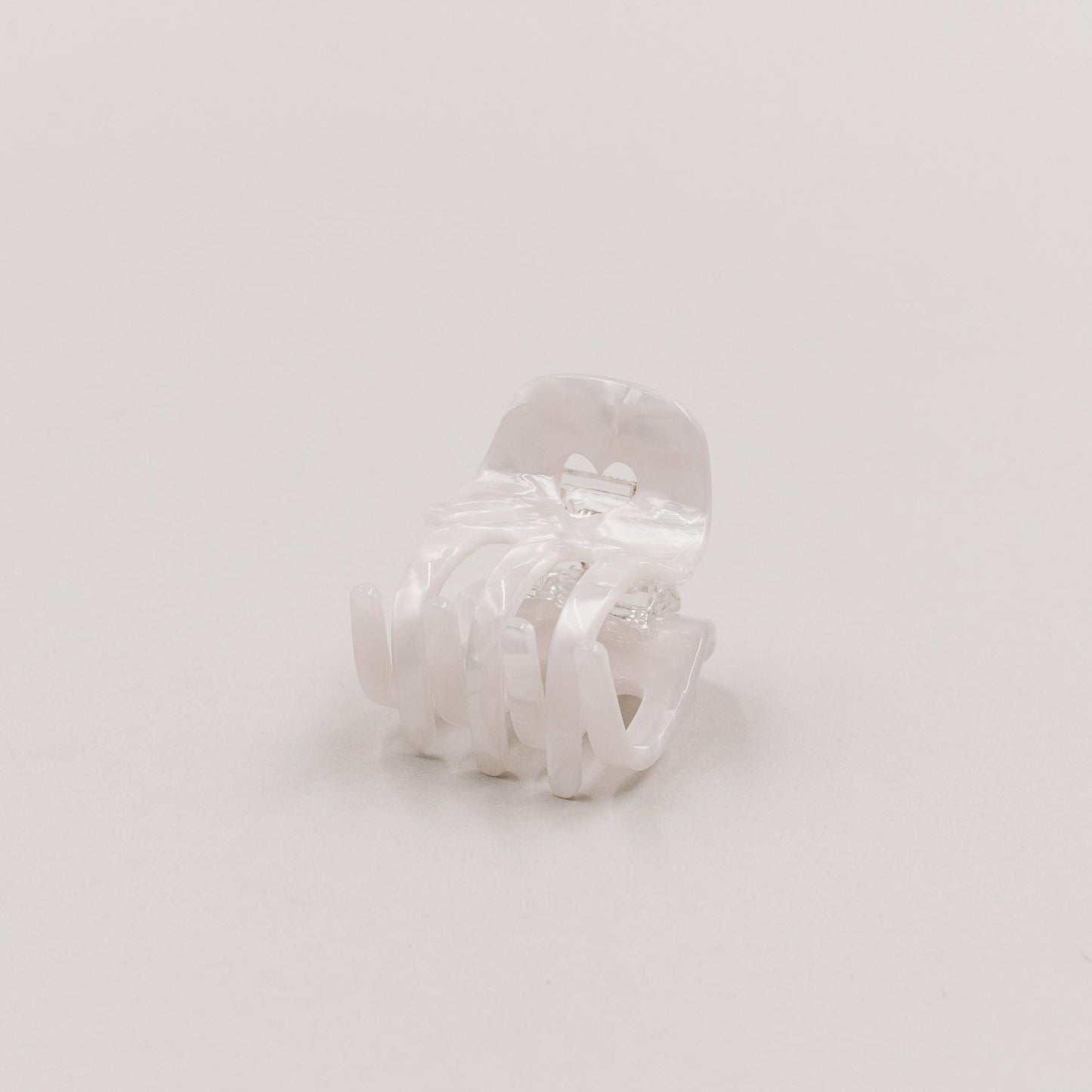 EULENSCHNITT Kleine Haarspange Herz Pearl