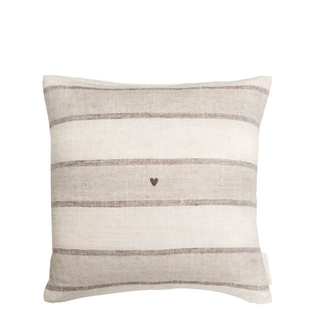 BASTION COLLECTIONS Kissen Naturel - Bold Stripe