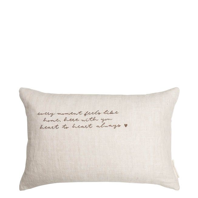 BASTION COLLECTIONS Kissen Light Naturel - Every Moment Always