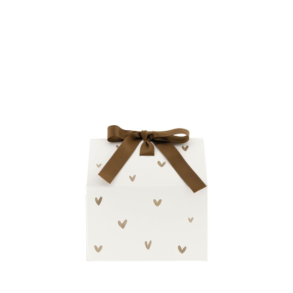 BASTION COLLECTIONS Geschenkbox Hearts Brown