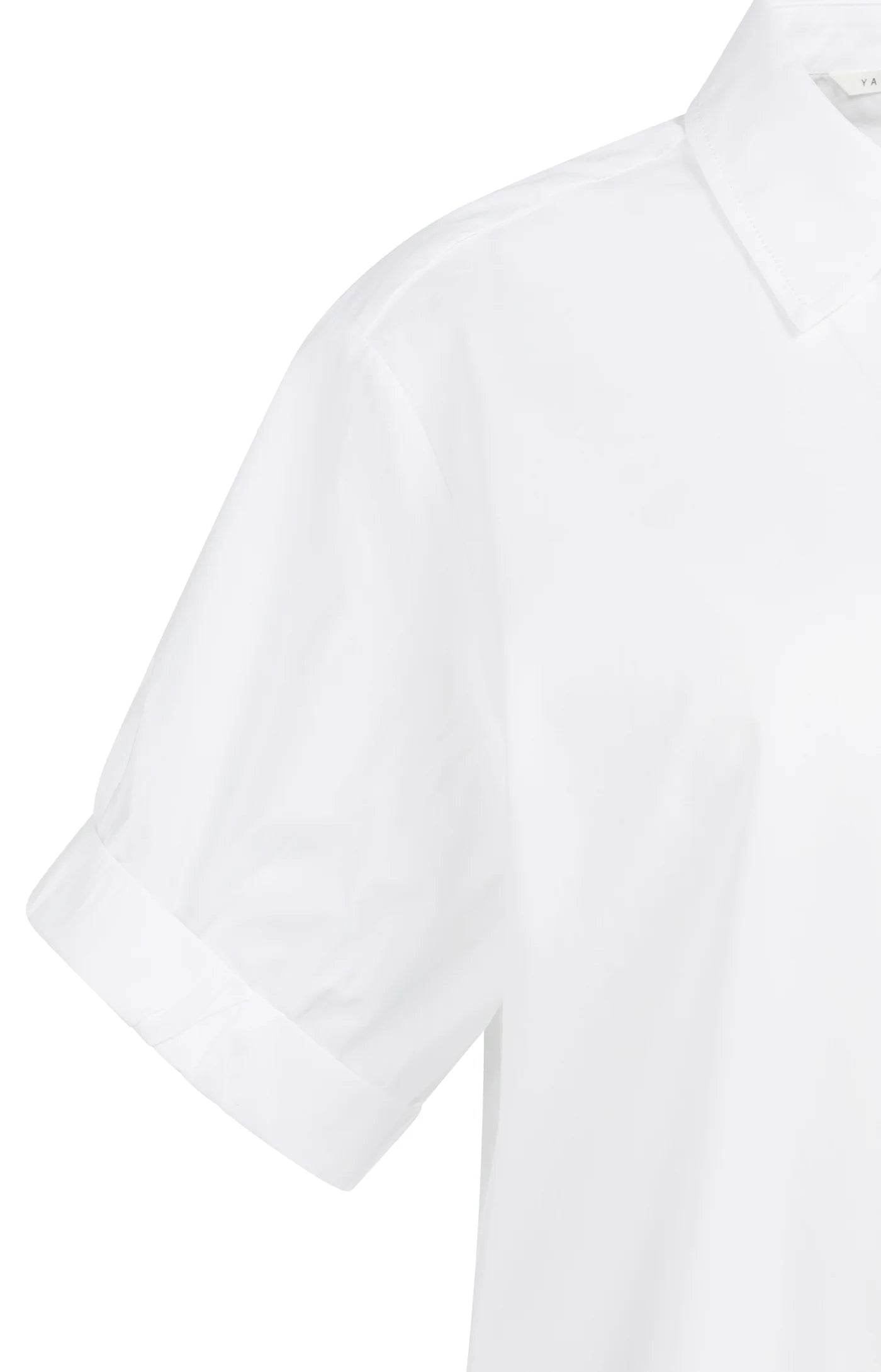 YAYA Kurzarmbluse Pure White