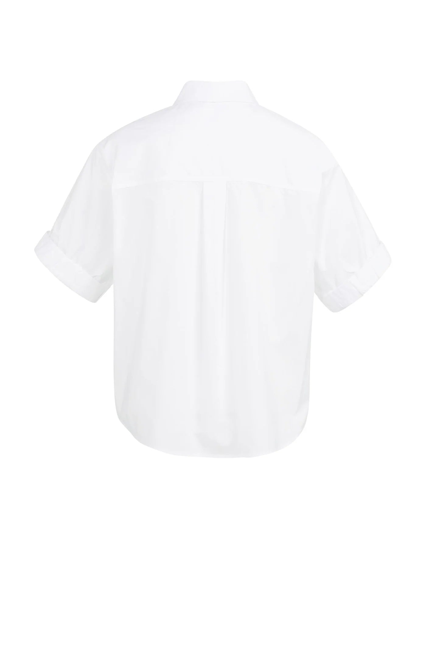 YAYA Kurzarmbluse Pure White