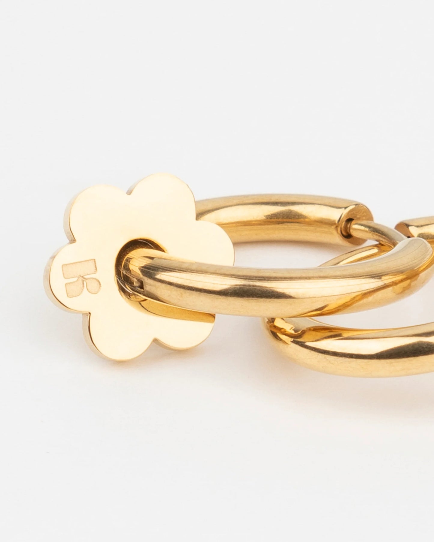 KURAGE GINZA Creolen Fleurette Gold
