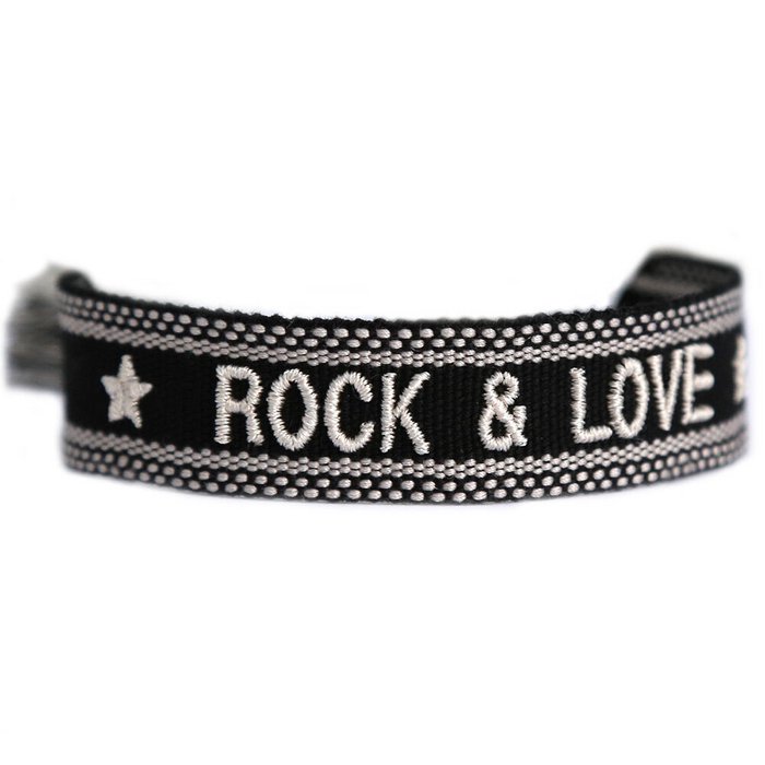 LOVE IBIZA Elastikband Armband Rock & Love
