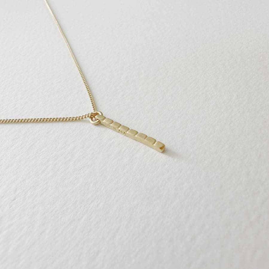SUSICALA Halskette Camu Stick Gold Plated FLCS8F-02