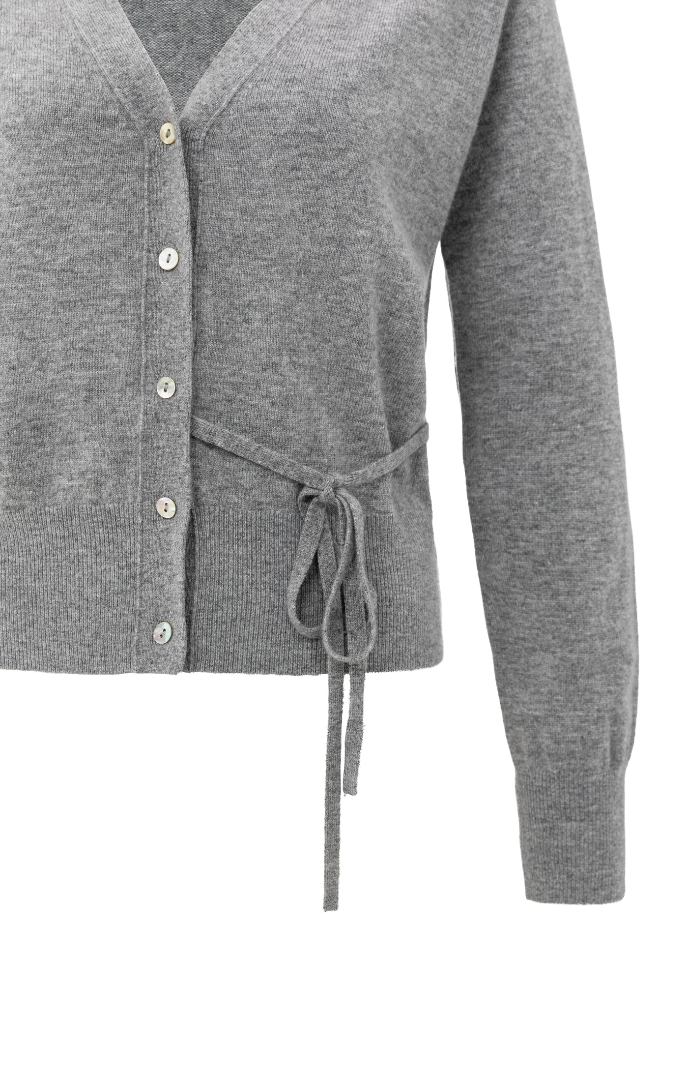 YAYA Cardigan mit Bindeverschluss