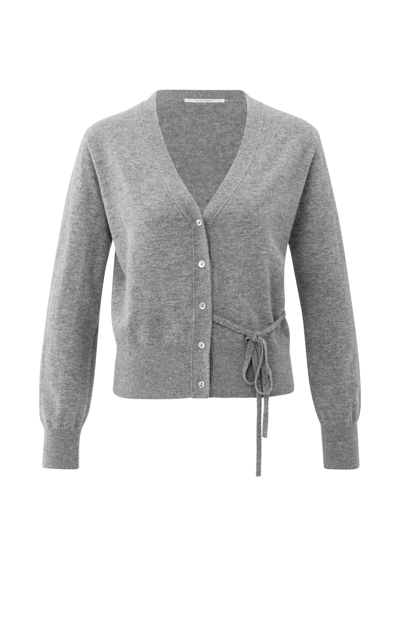 YAYA Cardigan mit Bindeverschluss