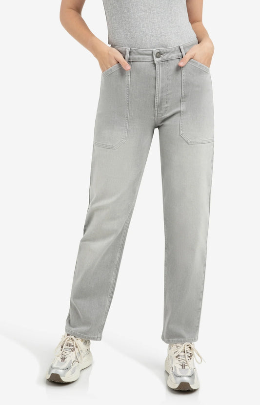 YAYA Cargojeans mit weitem Bein Grey