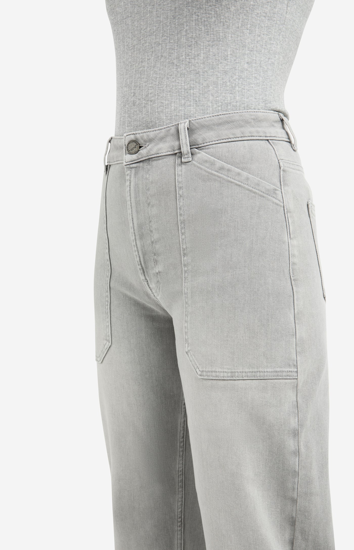 YAYA Cargojeans mit weitem Bein Grey