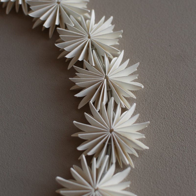 DBKD Paper Flake Wreath