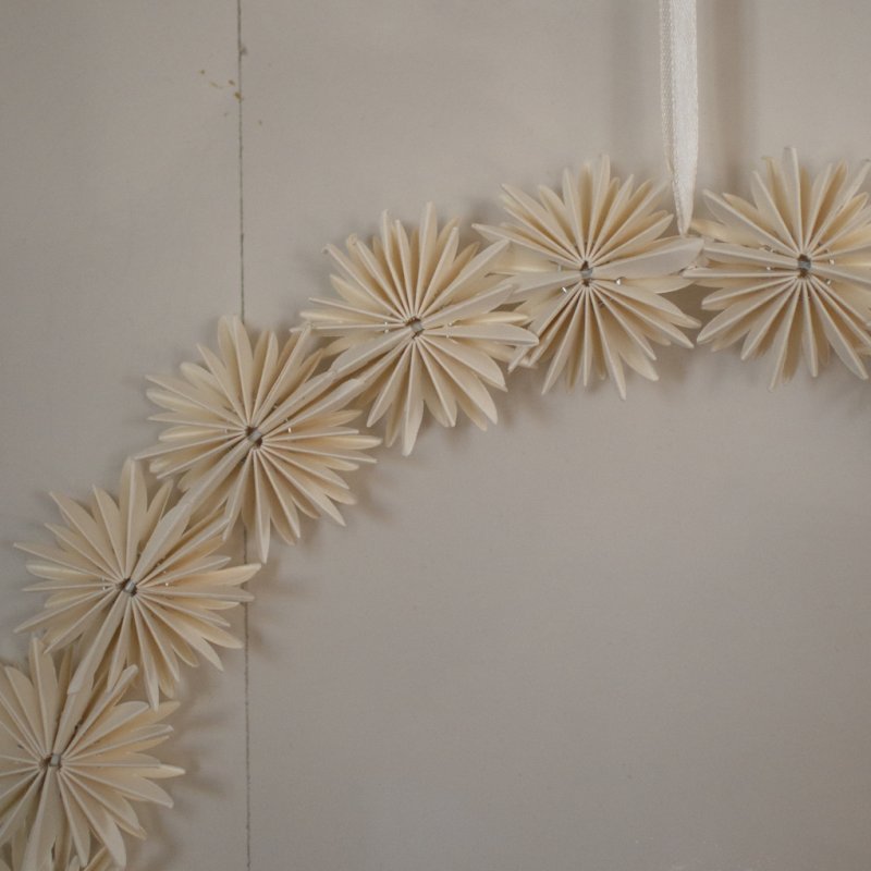 DBKD Paper Flake Wreath